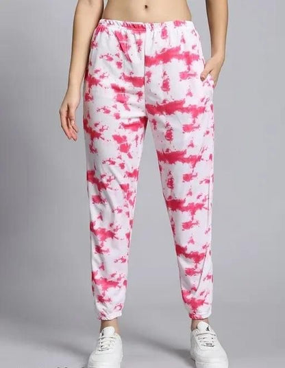 Women's Casual Tie Dye Print Night Suit